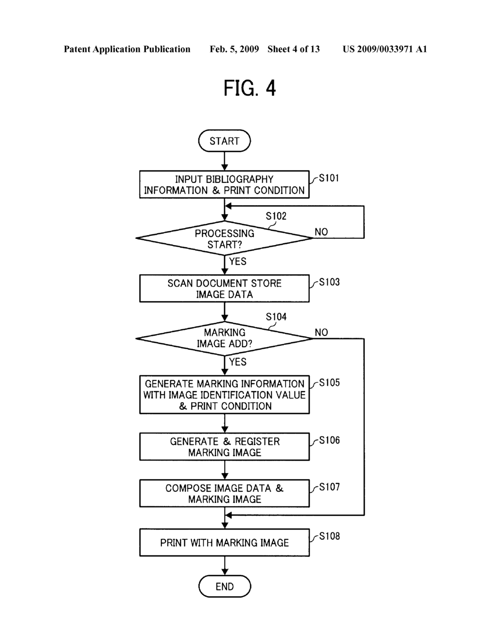 IMAGE PROCESSING APPARATUS AND ASSOCIATED METHOD AND COMPUTER READABLE STORAGE MEDIUM FOR EXTRACTING AN EMBEDDED MARKING IMAGE - diagram, schematic, and image 05