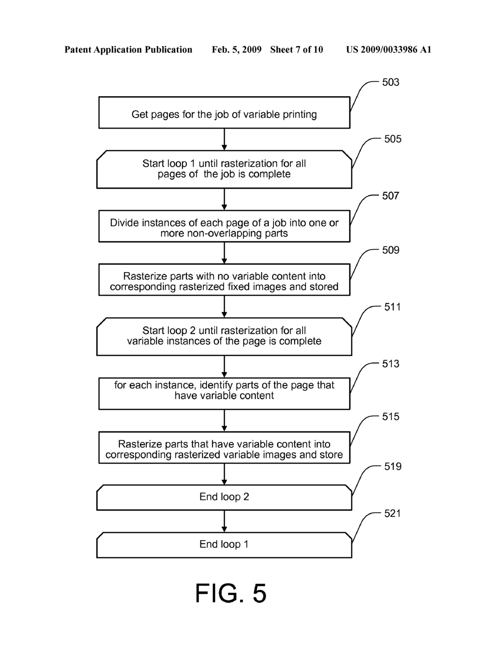 RASTERIZING VARIABLE AND NON-VARIABLE DATA FOR PRINTING - diagram, schematic, and image 08