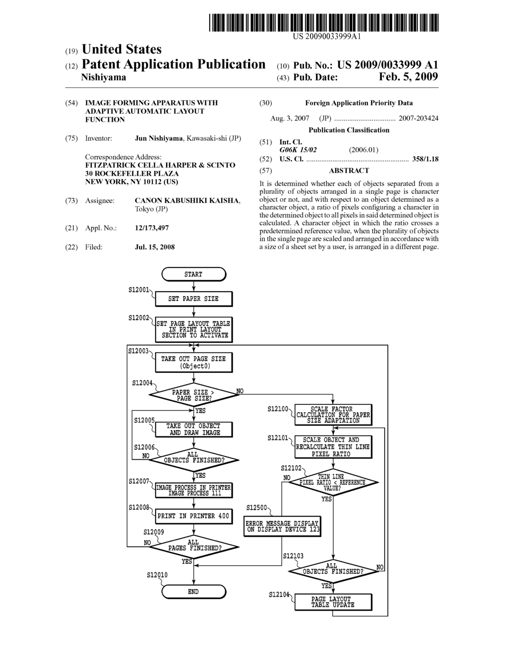 IMAGE FORMING APPARATUS WITH ADAPTIVE AUTOMATIC LAYOUT FUNCTION - diagram, schematic, and image 01