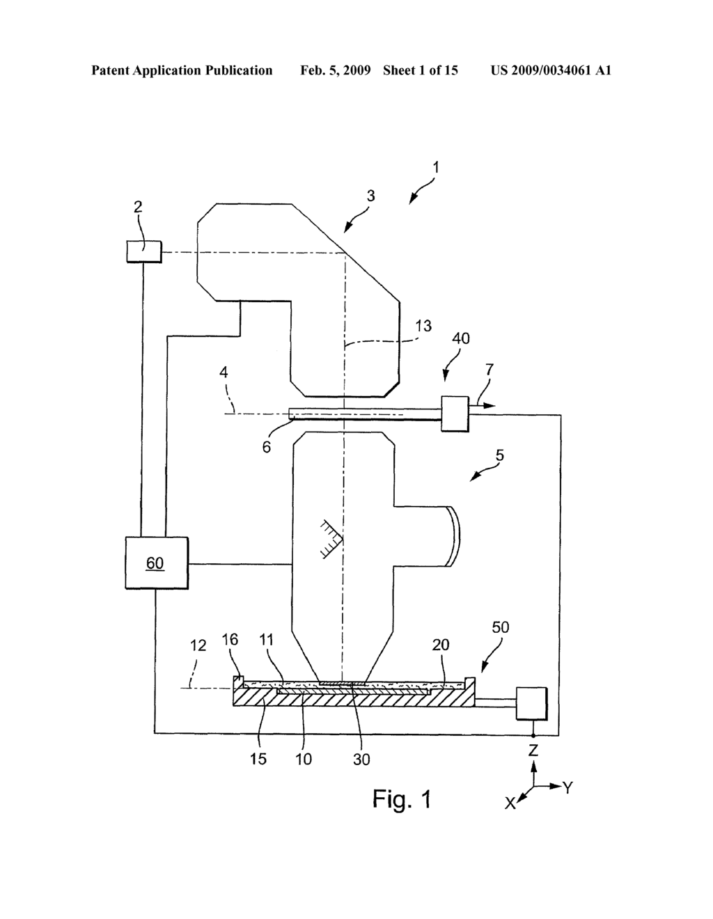 Catadioptric projection objective with intermediate images - diagram, schematic, and image 02