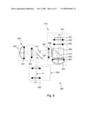 Catadioptric projection objective with intermediate images diagram and image