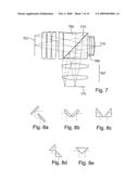 Catadioptric projection objective with intermediate images diagram and image