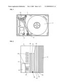 Magnetic head having track width expansion mechanism, magnetic storage device and control circuit diagram and image