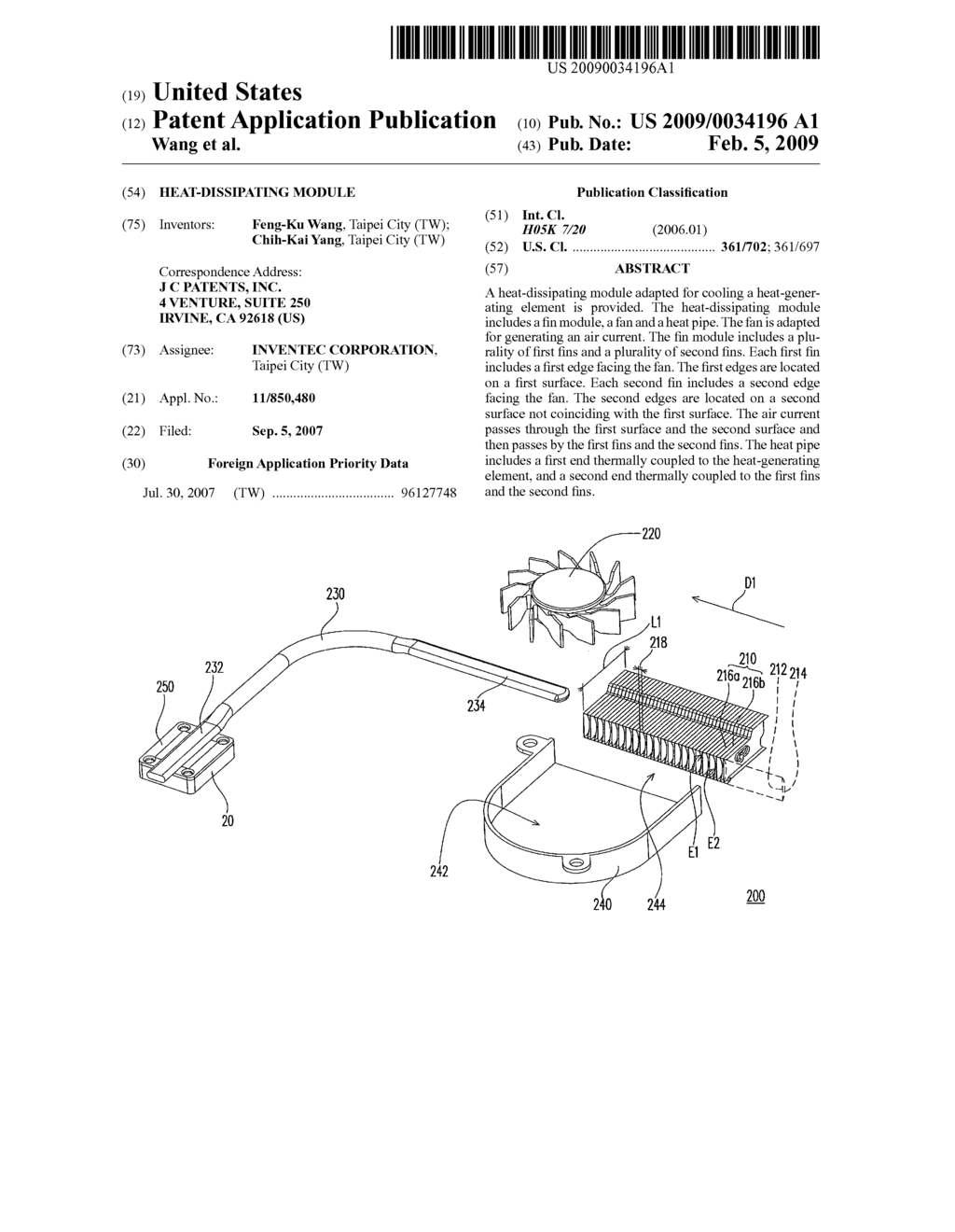 HEAT-DISSIPATING MODULE - diagram, schematic, and image 01