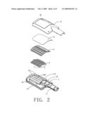 HIGH-POWER LIGHT EMITTING DIODE (LED) STREET LAMP AND BODY FRAME THEREOF diagram and image