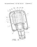 HIGH-POWER LIGHT EMITTING DIODE (LED) STREET LAMP AND BODY FRAME THEREOF diagram and image