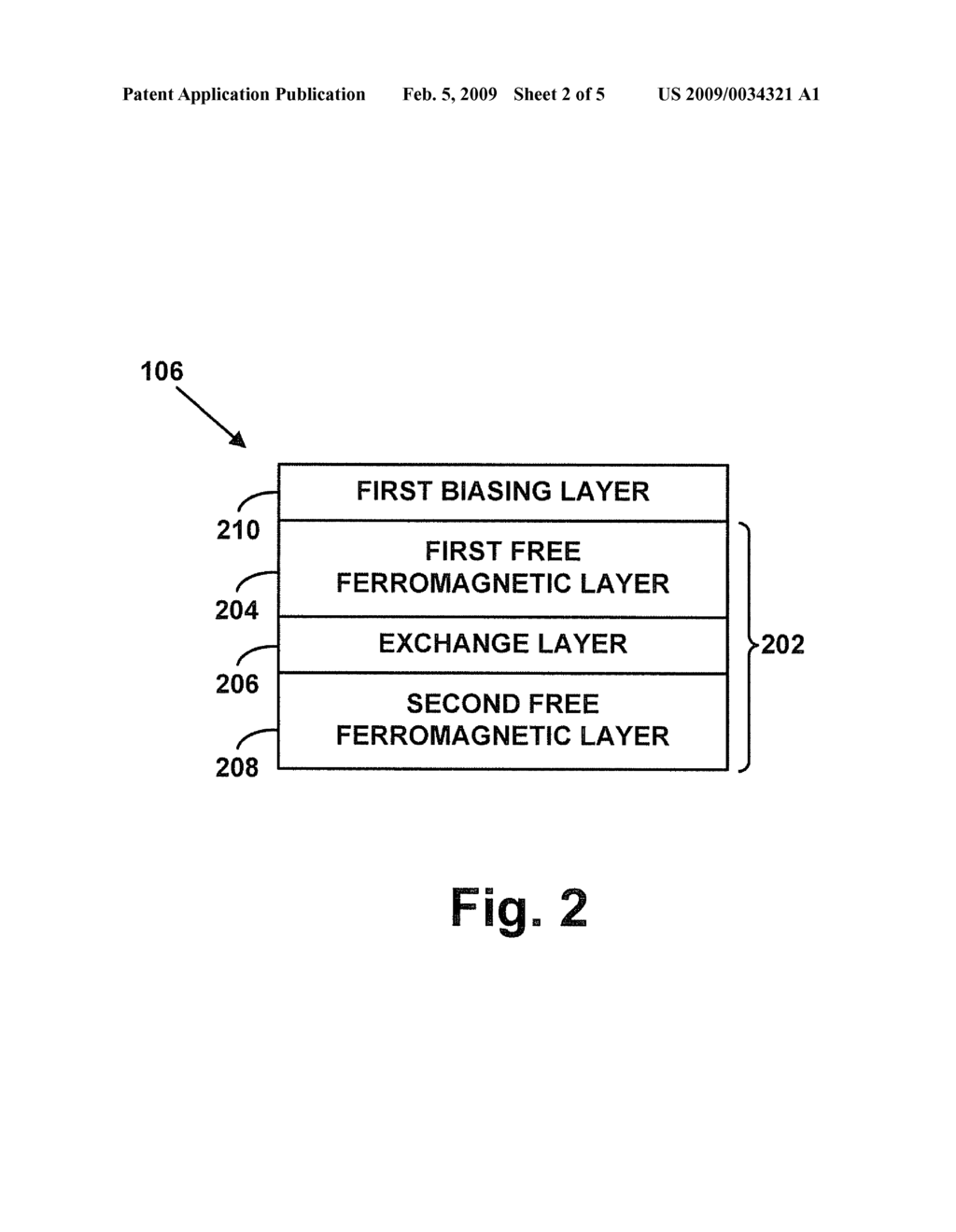 Magnetoresistive Element with a Biasing Layer - diagram, schematic, and image 03