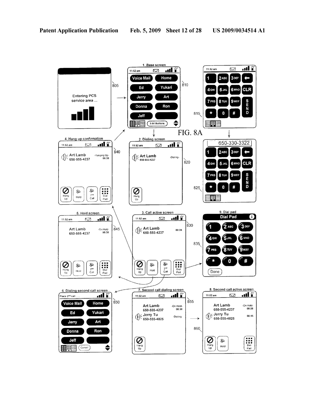 Integrated Mobile Computing and Telephony Device and Services - diagram, schematic, and image 13