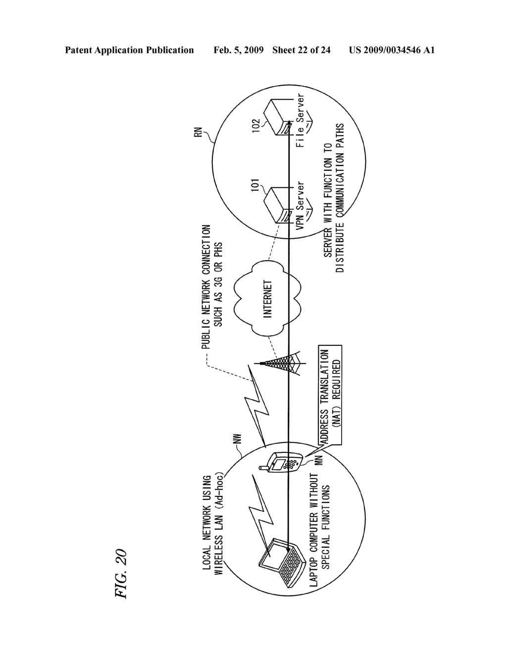 PACKET ROUTING CONTROL METHOD AND SYSTEM - diagram, schematic, and image 23