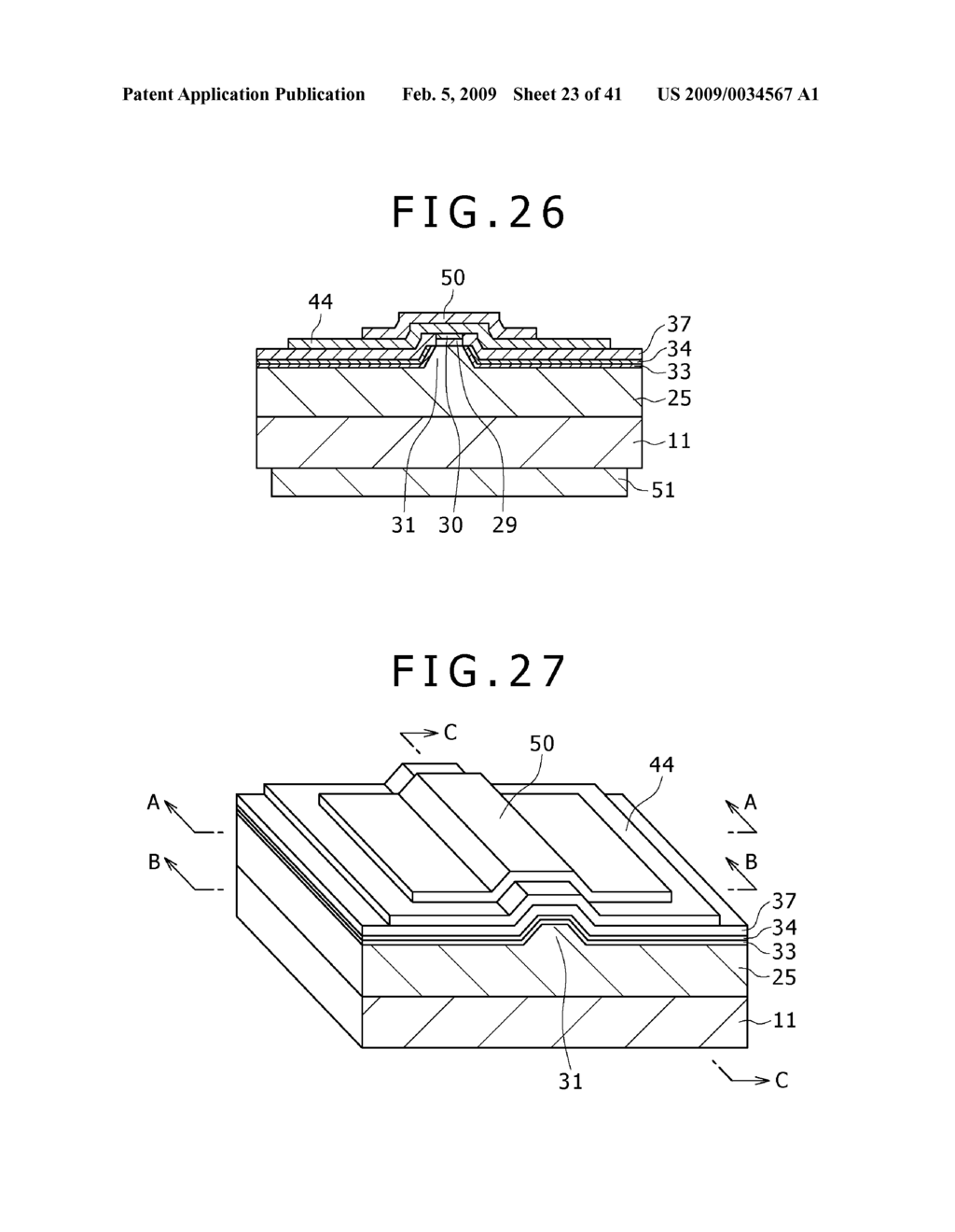 METHOD OF MANUFACTURING SEMICONDUCTOR LASER, SEMICONDUCTOR LASER, OPTICAL PICKUP, OPTICAL DISK DEVICE, METHOD OF MANUFACTURING SEMICONDUCTOR DEVICE, SEMICONDUCTOR DEVICE, AND METHOD OF GROWING NITRIDE TYPE GROUP III-V COMPOUND SEMICONDUCTOR LAYER - diagram, schematic, and image 24