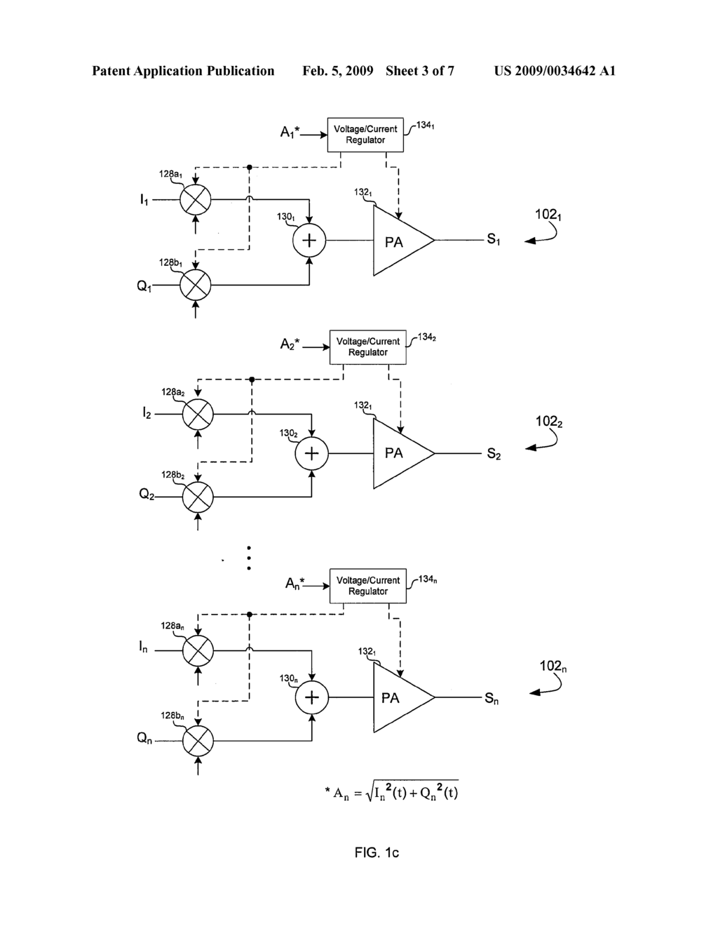 METHOD AND SYSTEM FOR POWER SUPPLY ADJUSTMENT AND POLAR MODULATION IN A MIMO SYSTEM - diagram, schematic, and image 04