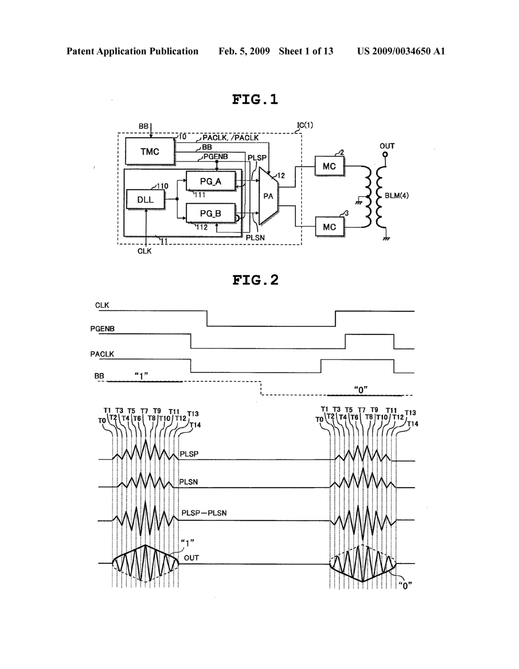 SEMICONDUCTOR INTEGRATED CIRCUIT AND METHOD FOR OPERATING ULTRA WIDE BAND-IMPULSE RADIO-TRANSMITTER - diagram, schematic, and image 02