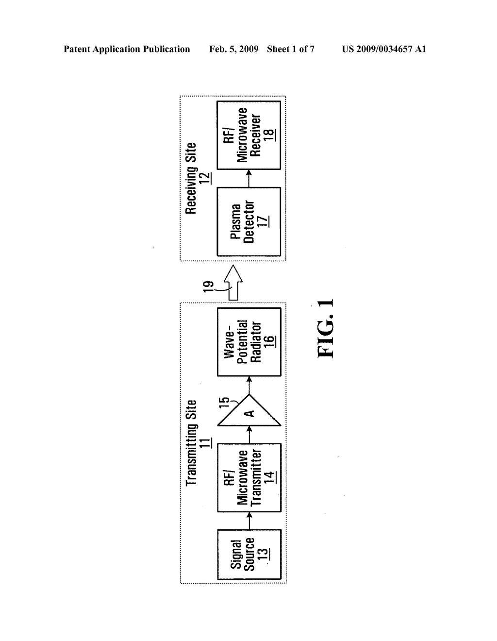 ELECTROMAGNETIC WAVE-POTENTIAL COMMUNICATION SYSTEM - diagram, schematic, and image 02