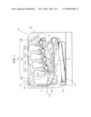 COOLING STRUCTURE AND IMAGE FORMING APPARATUS PROVIDED WITH THE SAME diagram and image