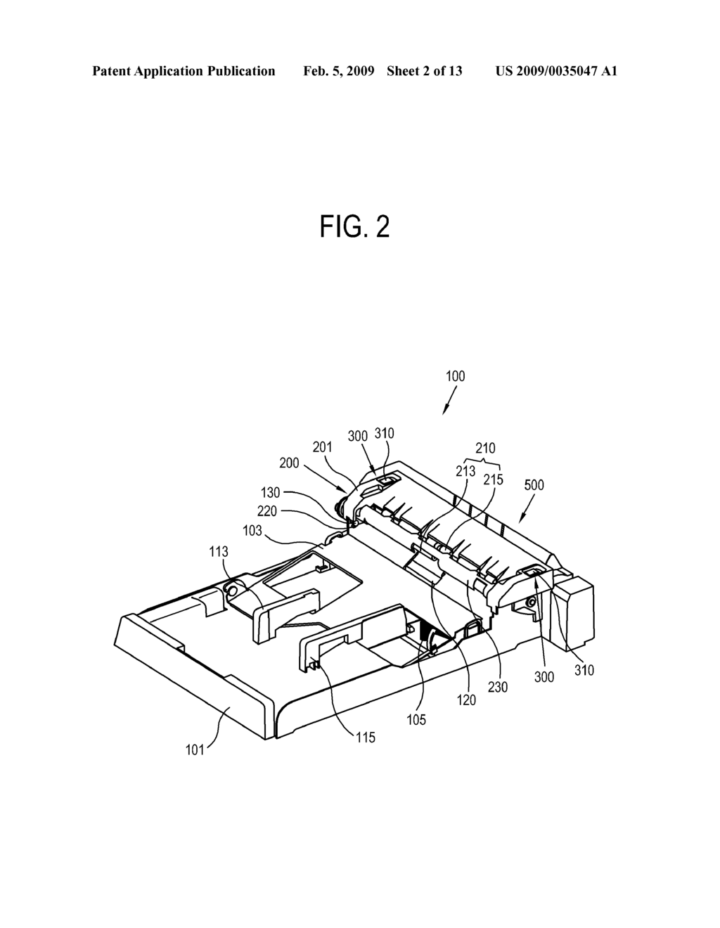 PRINTING MEDIUM SUPPLYING APPARATUS AND IMAGE FORMING APPARATUS HAVING THE SAME - diagram, schematic, and image 03