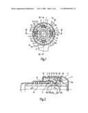 Coupling device for connecting pipes and vehicle with a coupling device of this type diagram and image