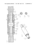 Friction tube anchor and inflation adapter for the latter diagram and image