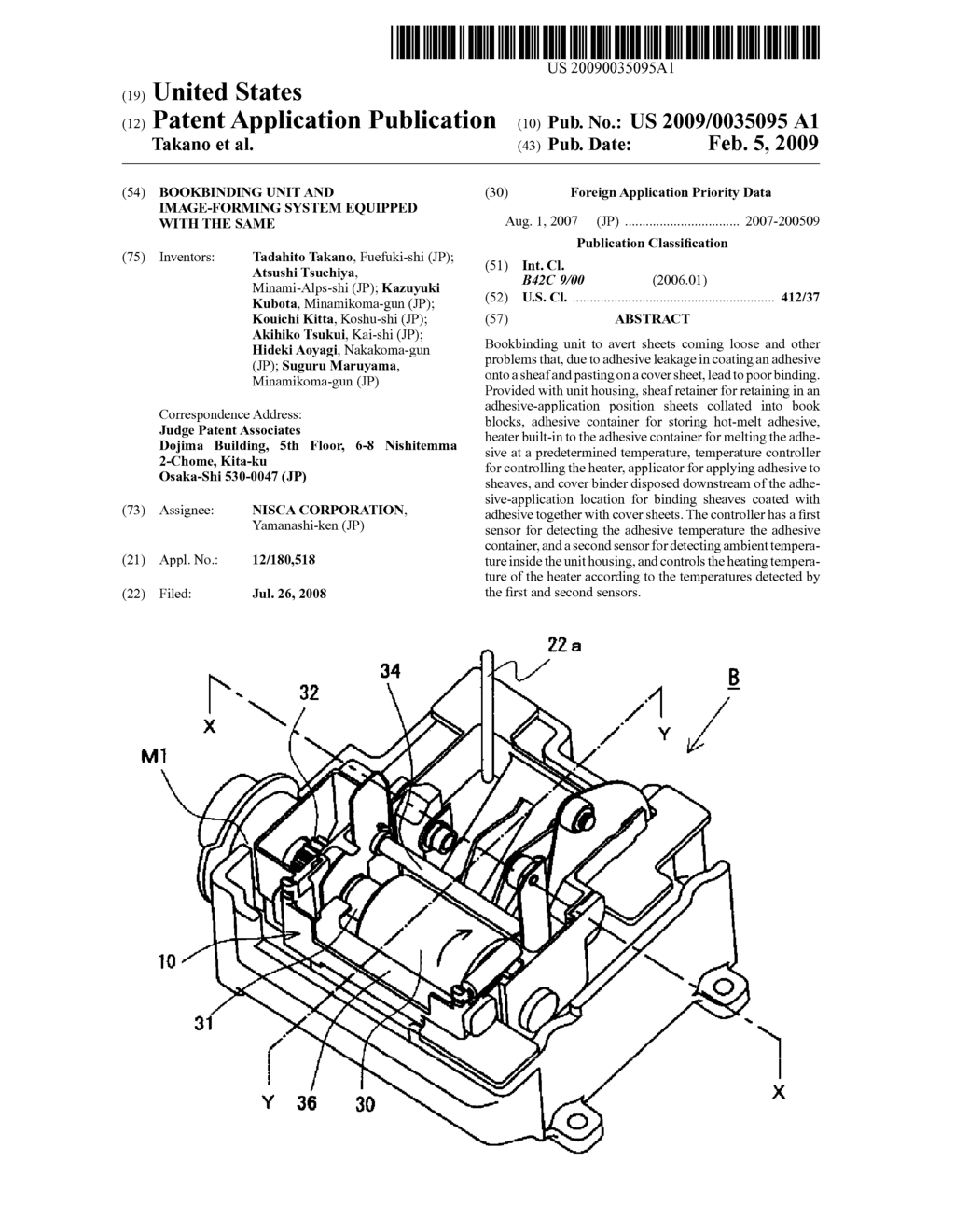 Bookbinding Unit and Image-Forming System Equipped with the Same - diagram, schematic, and image 01