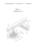 Apparatus for separating chip, a method for fabricating the apparatus, and a method for separating a chip diagram and image