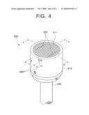 Apparatus for separating chip, a method for fabricating the apparatus, and a method for separating a chip diagram and image