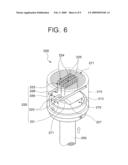 Apparatus for separating chip, a method for fabricating the apparatus, and a method for separating a chip diagram and image