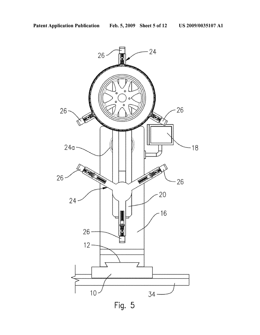 Tire Rotating Robot - diagram, schematic, and image 06