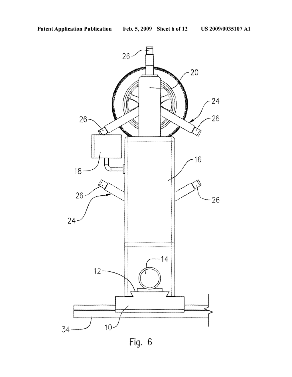 Tire Rotating Robot - diagram, schematic, and image 07