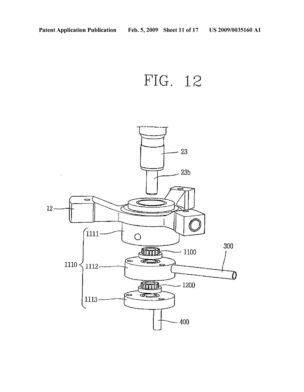 HERMETIC COMPRESSOR AND REFRIGERATION CYCLE DEVICE HAVING THE SAME - diagram, schematic, and image 12