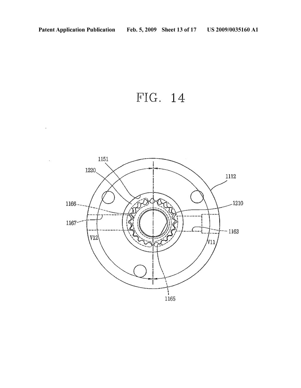 HERMETIC COMPRESSOR AND REFRIGERATION CYCLE DEVICE HAVING THE SAME - diagram, schematic, and image 14