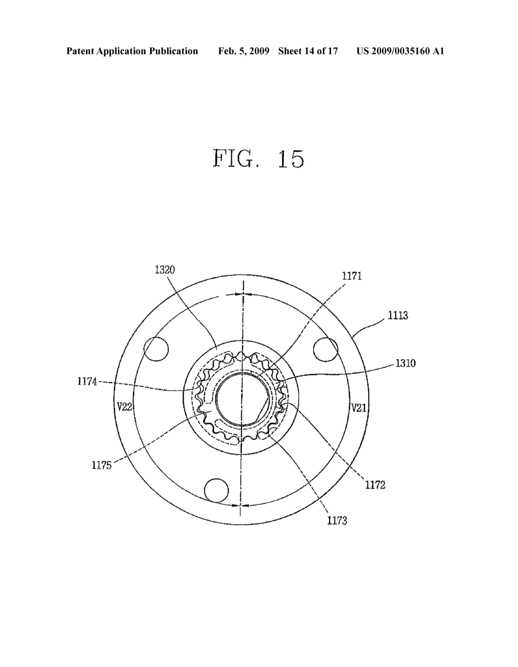 HERMETIC COMPRESSOR AND REFRIGERATION CYCLE DEVICE HAVING THE SAME - diagram, schematic, and image 15