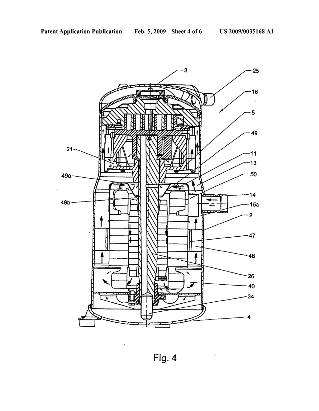 Scroll-type refrigerant compressor - diagram, schematic, and image 05