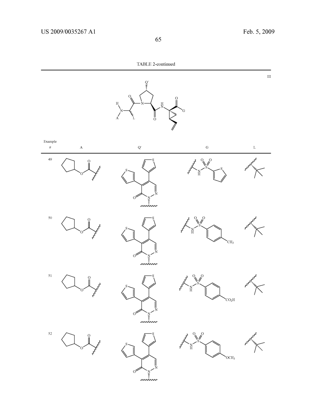 ACYCLIC, PYRIDAZINONE-DERIVED HEPATITIS C SERINE PROTEASE INHIBITORS - diagram, schematic, and image 66