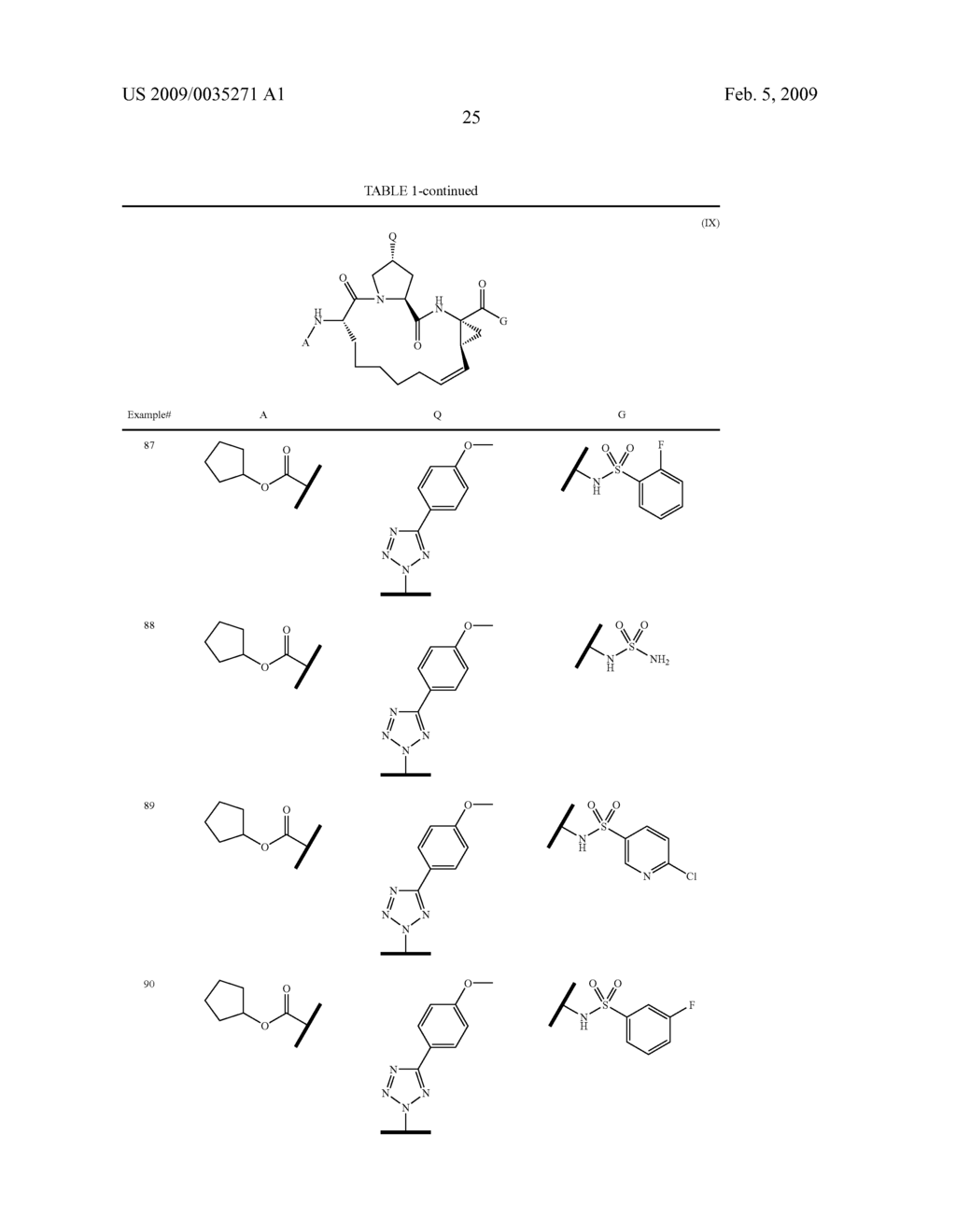 TETRAZOLYL MACROCYCLIC HEPATITIS C SERINE PROTEASE INHIBITORS - diagram, schematic, and image 26