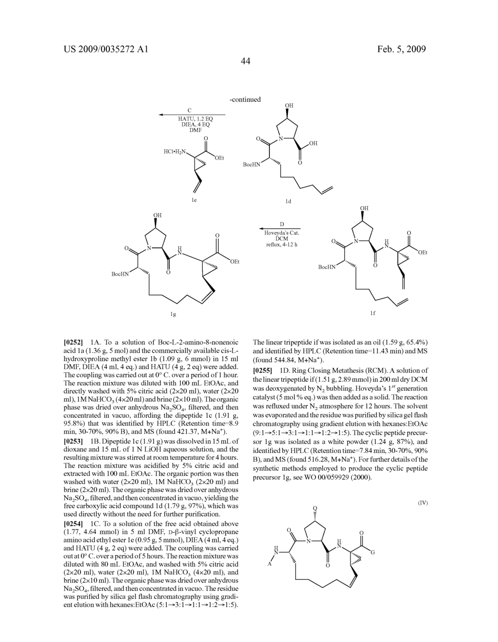 Pyridazinonyl Macrocyclic Hepatitis C Serine Protease Inhibitors - diagram, schematic, and image 45