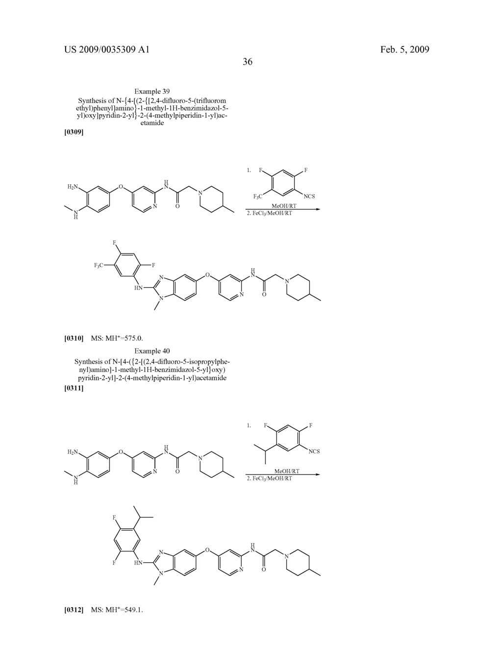 Substituted Benzazoles and Methods of Their Use as Inhibitors of RAF Kinase - diagram, schematic, and image 37