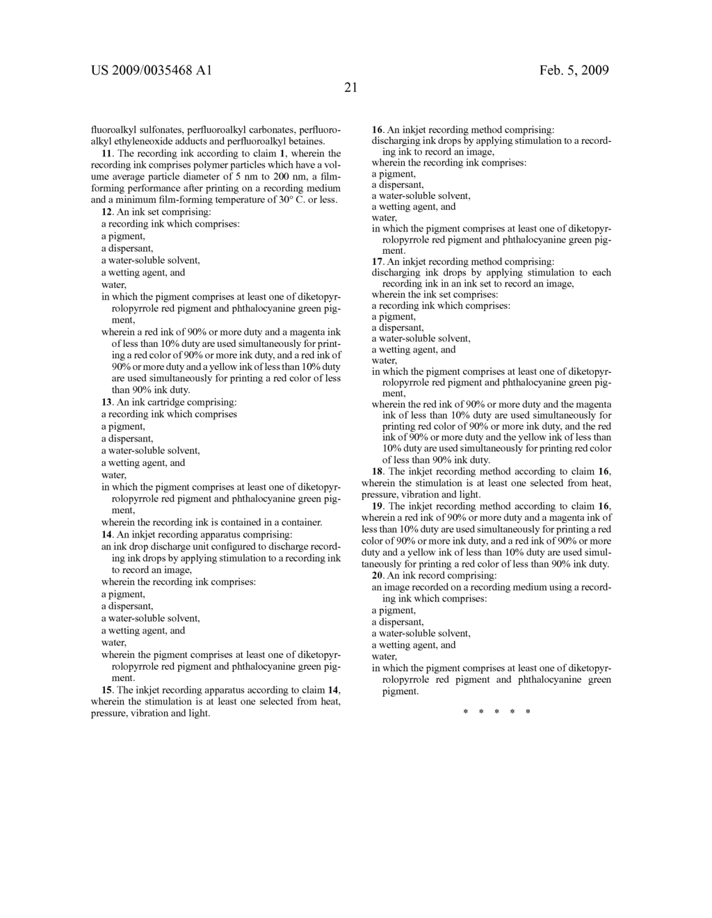 RECORDING INK, INK SET, INK CARTRIDGE, INK RECORD, INKJET RECORDING APPARATUS AND INKJET RECORDING METHOD - diagram, schematic, and image 29