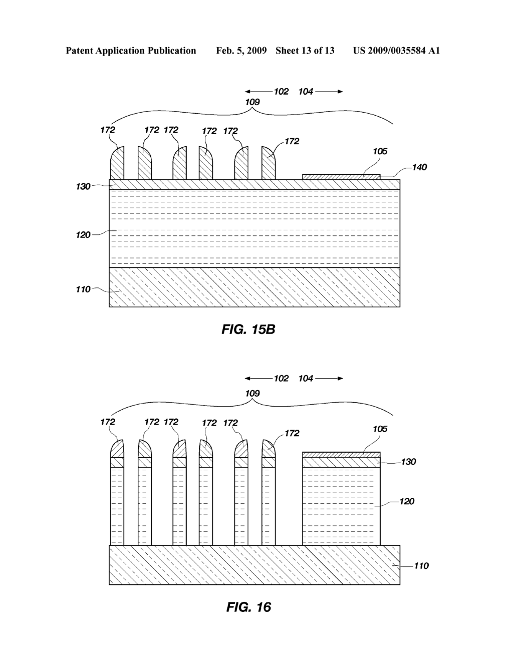 METHODS FOR DEVICE FABRICATION USING PITCH REDUCTION AND ASSOCIATED STRUCTURES - diagram, schematic, and image 14