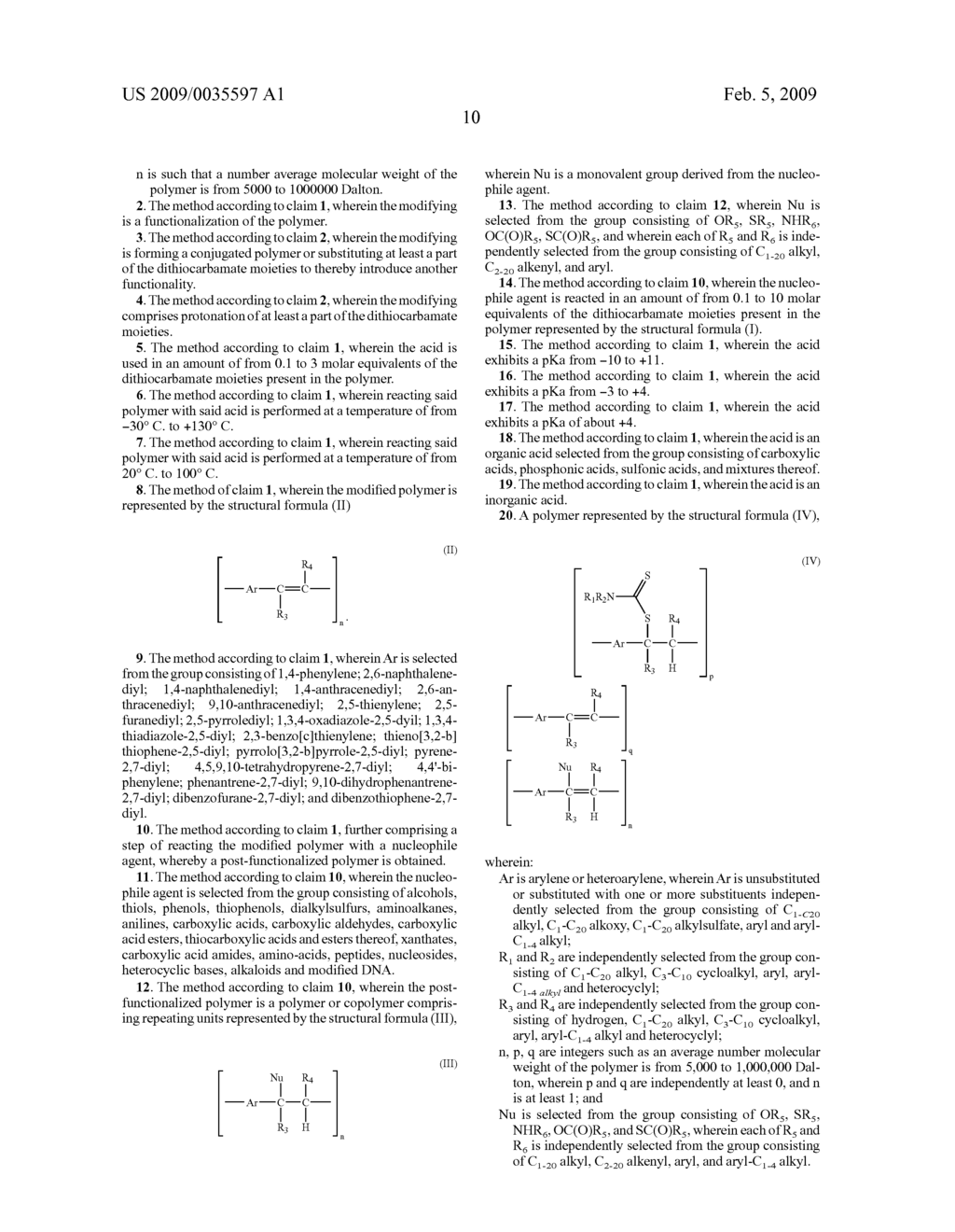 FUNCTIONALIZATION OF POLY(ARYLENEVINYLENE) POLYMERS FOR INTEGRATED CIRCUITS - diagram, schematic, and image 11