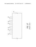 PROCESS OF SEMICONDUCTOR FABRICATION WITH MASK OVERLAY ON PITCH MULTIPLIED FEATURES AND ASSOCIATED STRUCTURES diagram and image