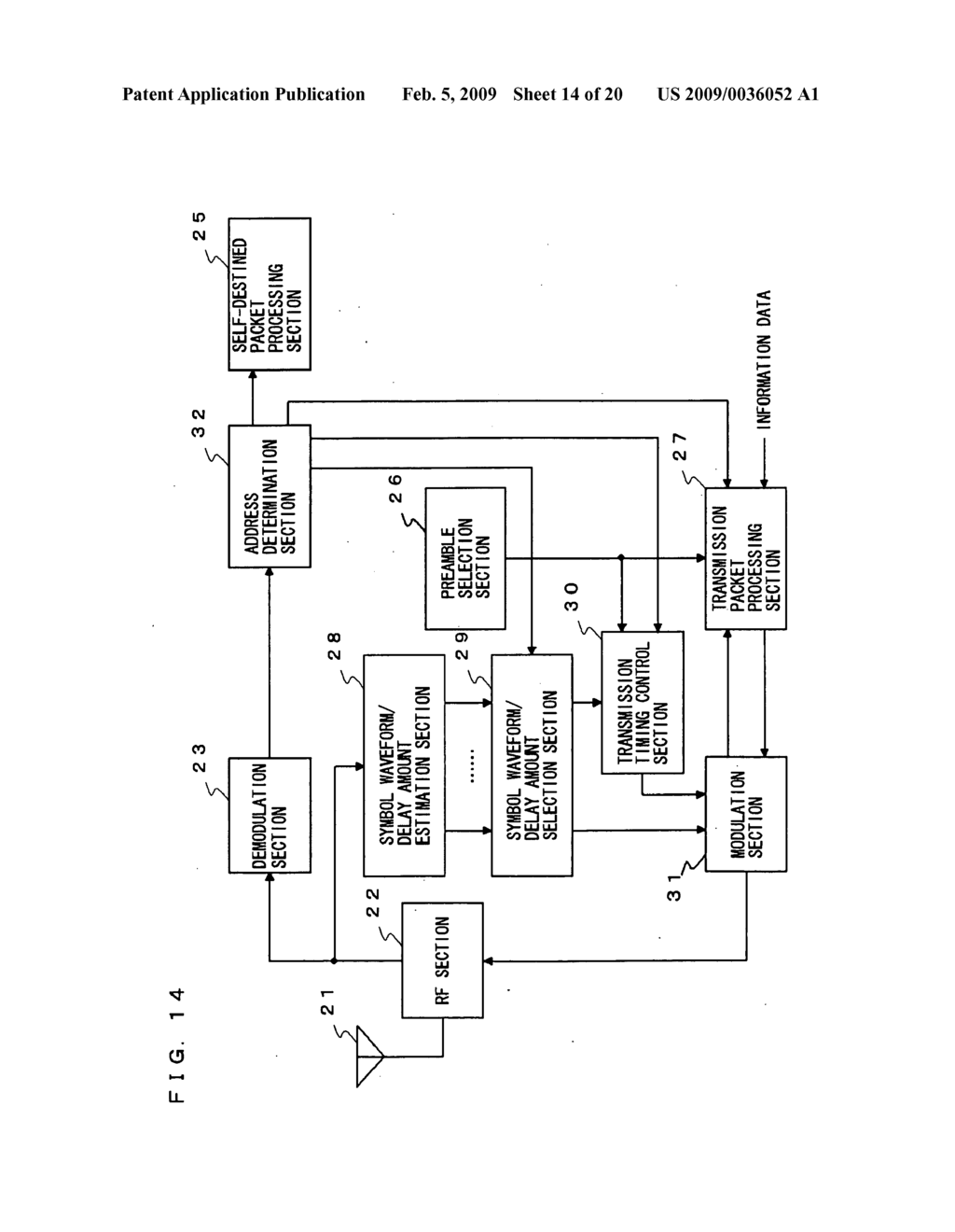 WIRELESS STATION, WIRELESS TRANSMISSION METHOD FOR THE WIRELESS STATION, AND WIRELESS TRANSMISSION SYSTEM USING THE WIRELESS STATION - diagram, schematic, and image 15