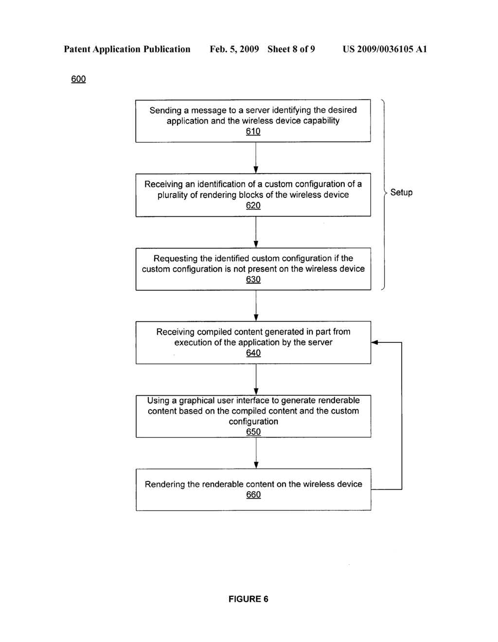 Method and system for rendering content on a wireless device - diagram, schematic, and image 09