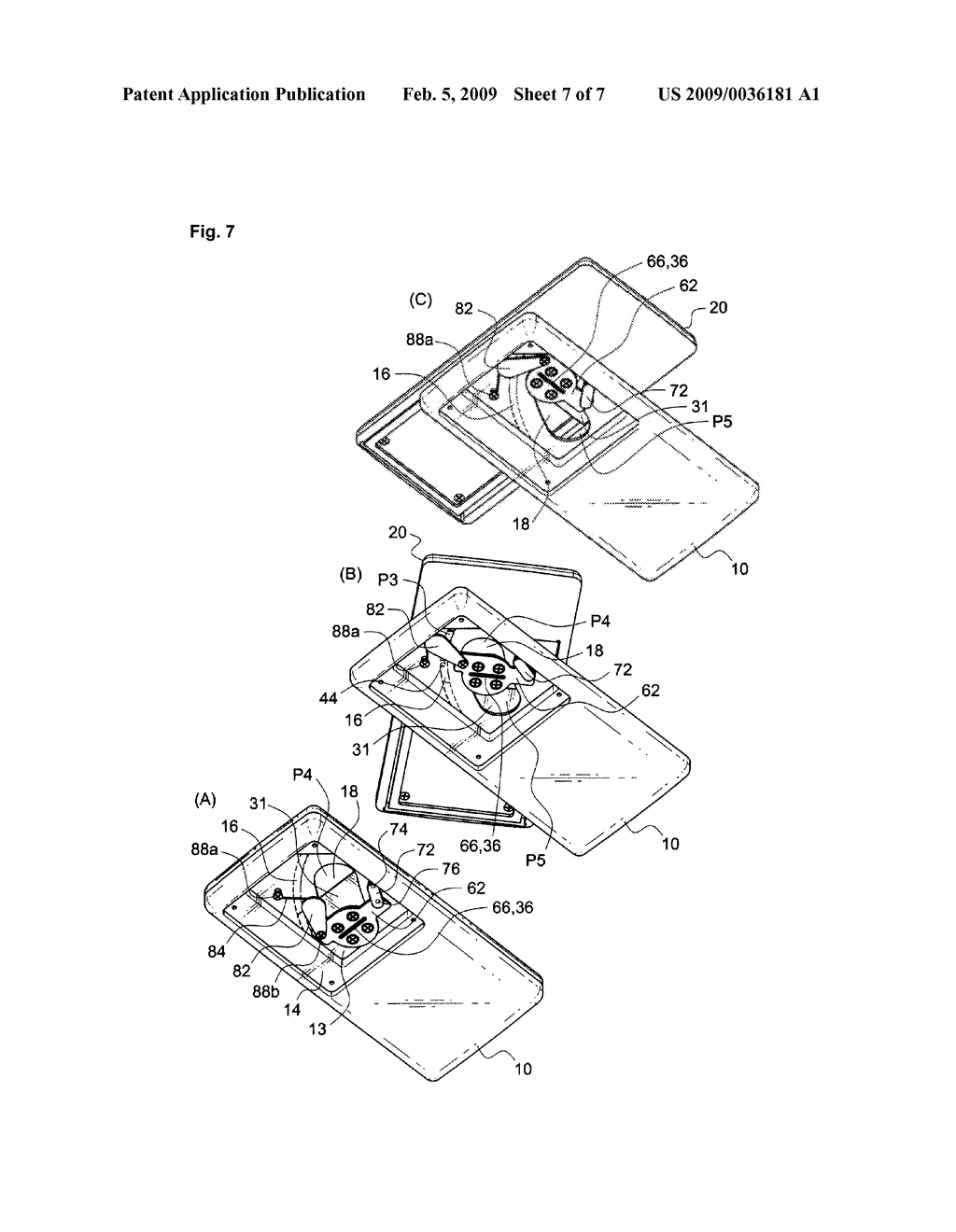 COMBINED MECHANISM FOR SLIDING MOVEMENT AND ROTATING MOVEMENT AND A PORTABLE ELECTRONIC APPLIANCE EMPLOYING THE SAME - diagram, schematic, and image 08