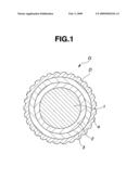 MULTI-PIECE SOLID GOLF BALL diagram and image