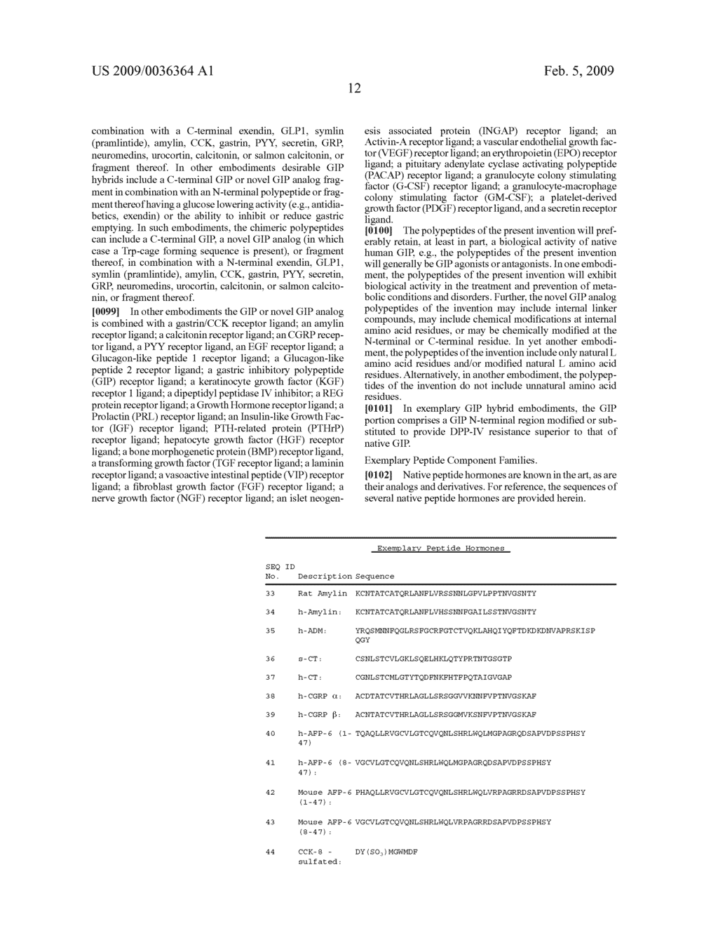 GIP ANALOG AND HYBRID POLYPEPTIDES WITH SELECTABLE PROPERTIES - diagram, schematic, and image 91