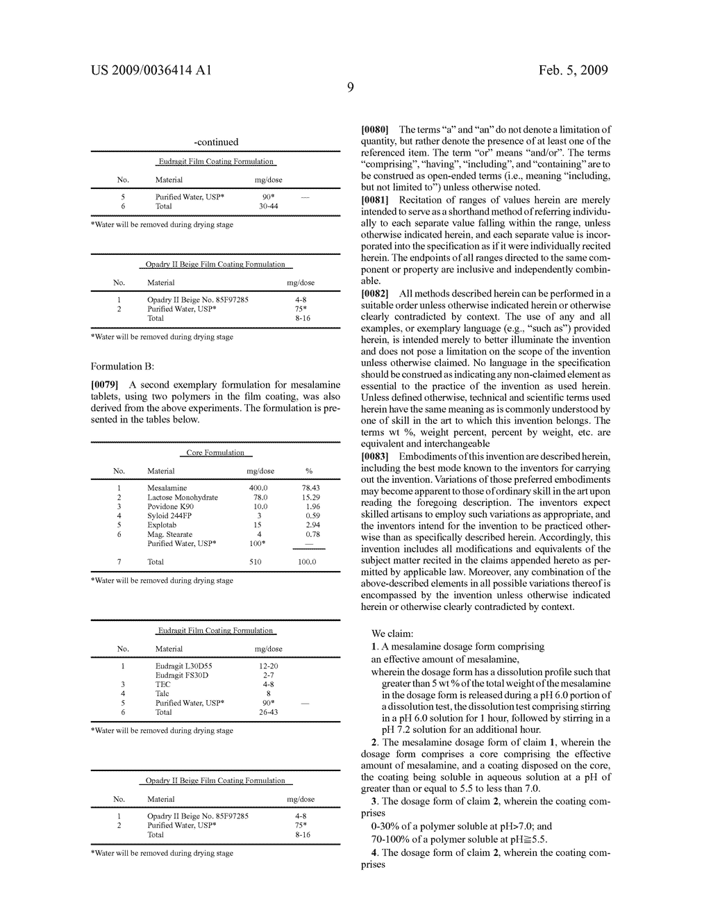 Mesalamine Formulations - diagram, schematic, and image 10