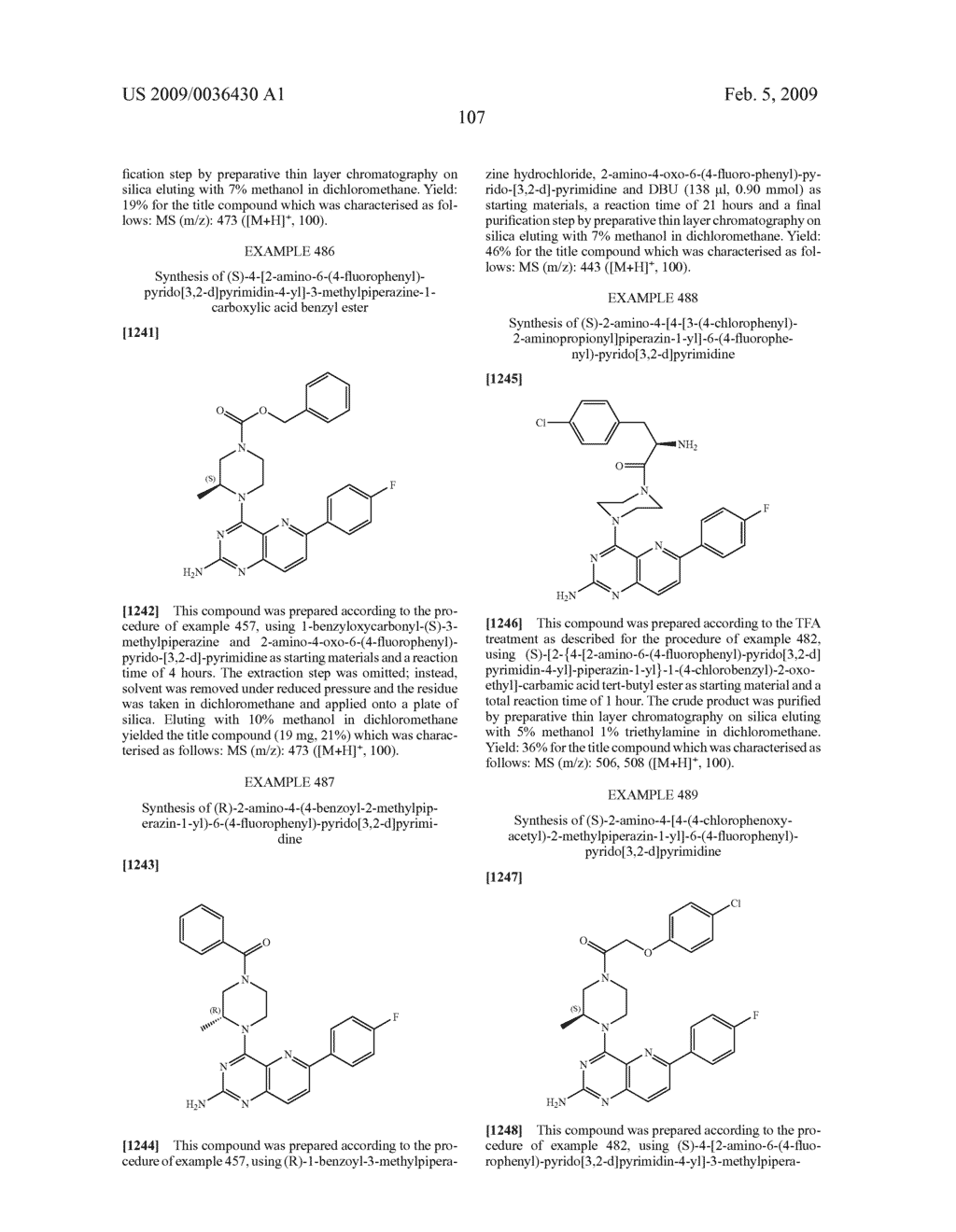 PYRIDO(3,2-D)PYRIMIDINES AND PHARMACEUTICAL COMPOSITIONS USEFUL FOR MEDICAL TREATMENT - diagram, schematic, and image 114