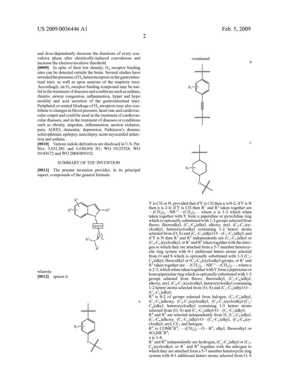 Indole derivatives as histamine 3 receptor inhibitors for the treatment of cognitive and sleep disorders, obesity and other CNS disorders - diagram, schematic, and image 03