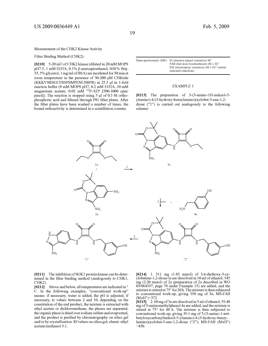 Indazolesquaric Acid Derivatives as Chk1, Chk2 and Sgk Inhibitors - diagram, schematic, and image 20