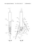 SUTURING DEVICE WITH SPLIT ARM AND METHOD OF SUTURING TISSUE diagram and image