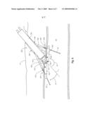 SUTURING DEVICE WITH SPLIT ARM AND METHOD OF SUTURING TISSUE diagram and image